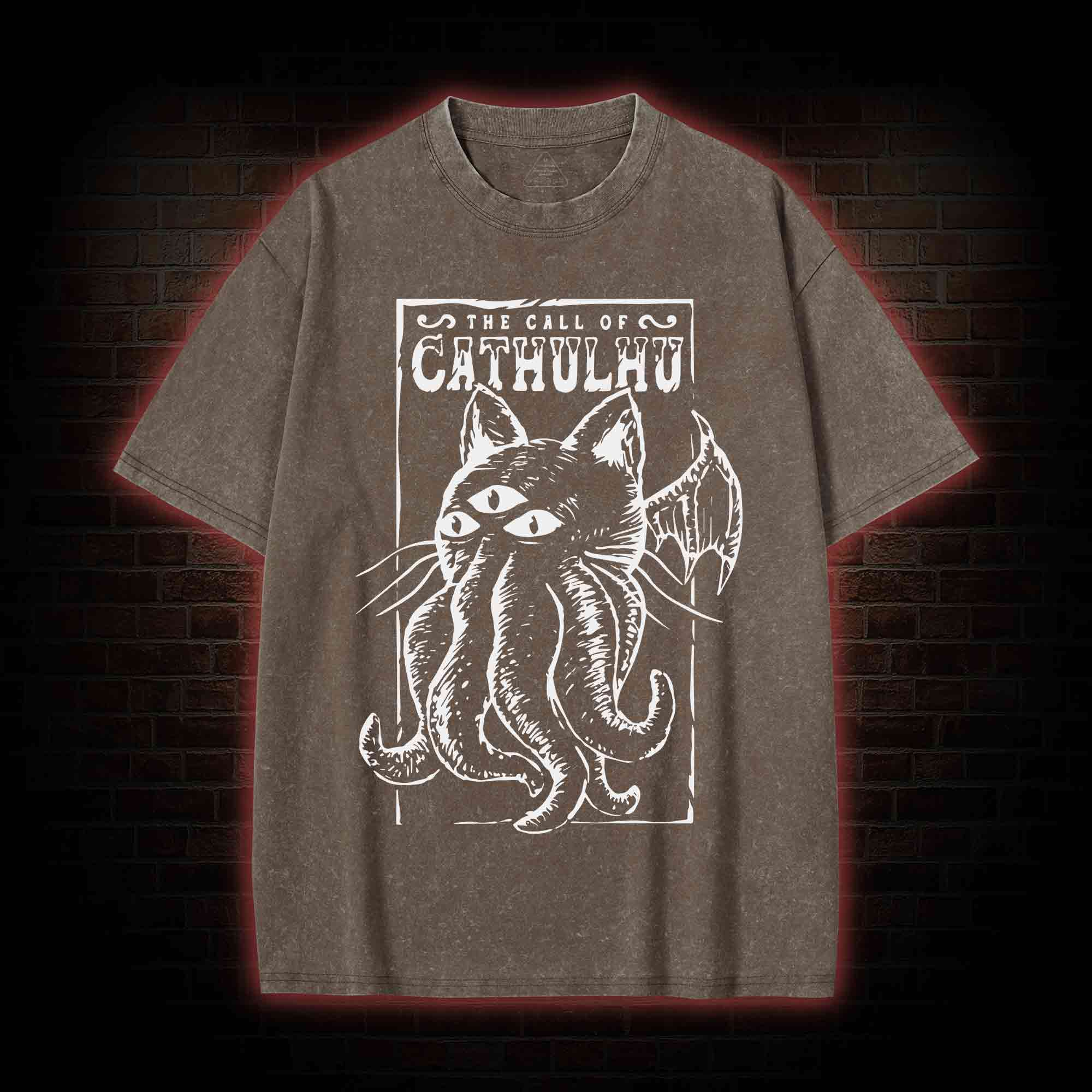 The Call Of Cathulhu Essential Washed T-Shirt