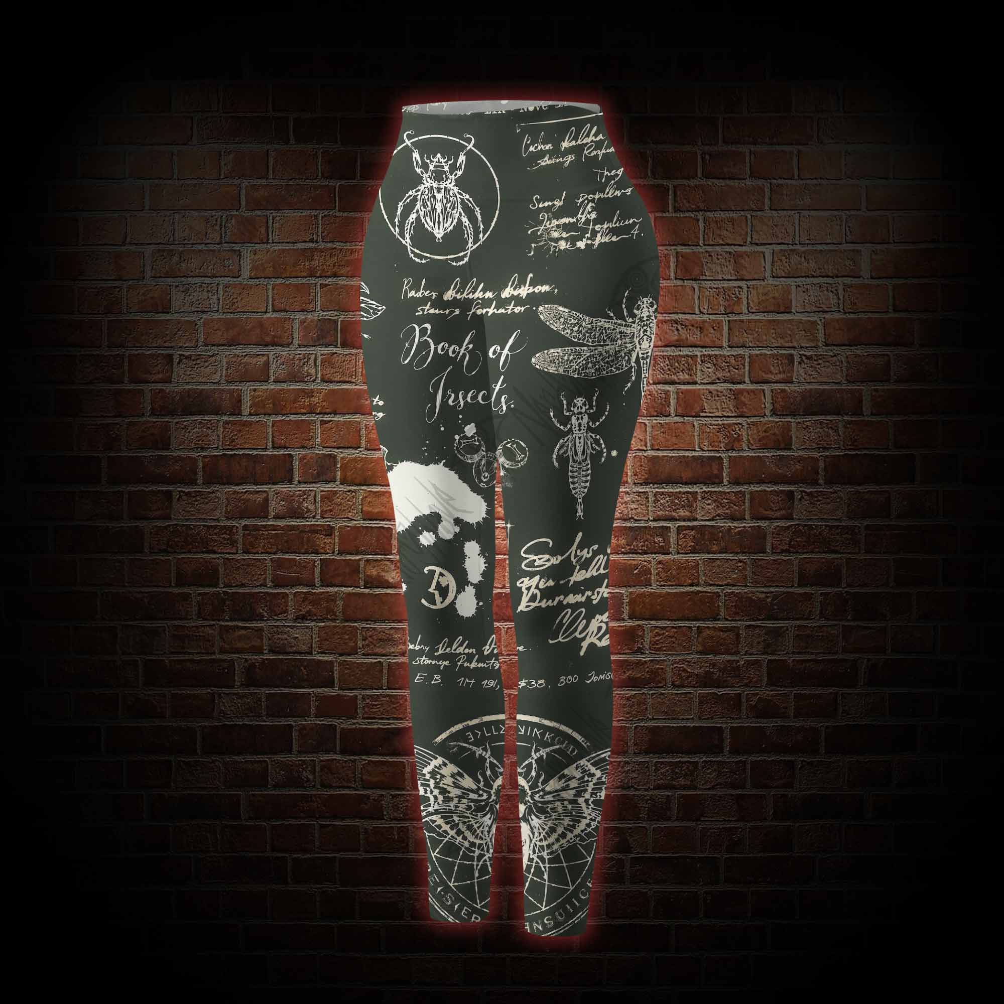 Retro Insects Women's Tight-Fitting Pants