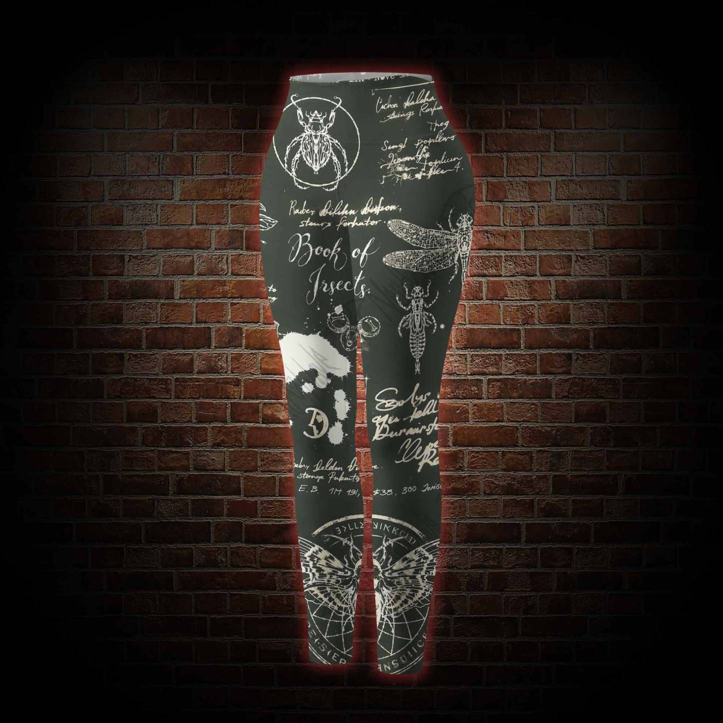 Retro Insects Women's Tight-Fitting Pants