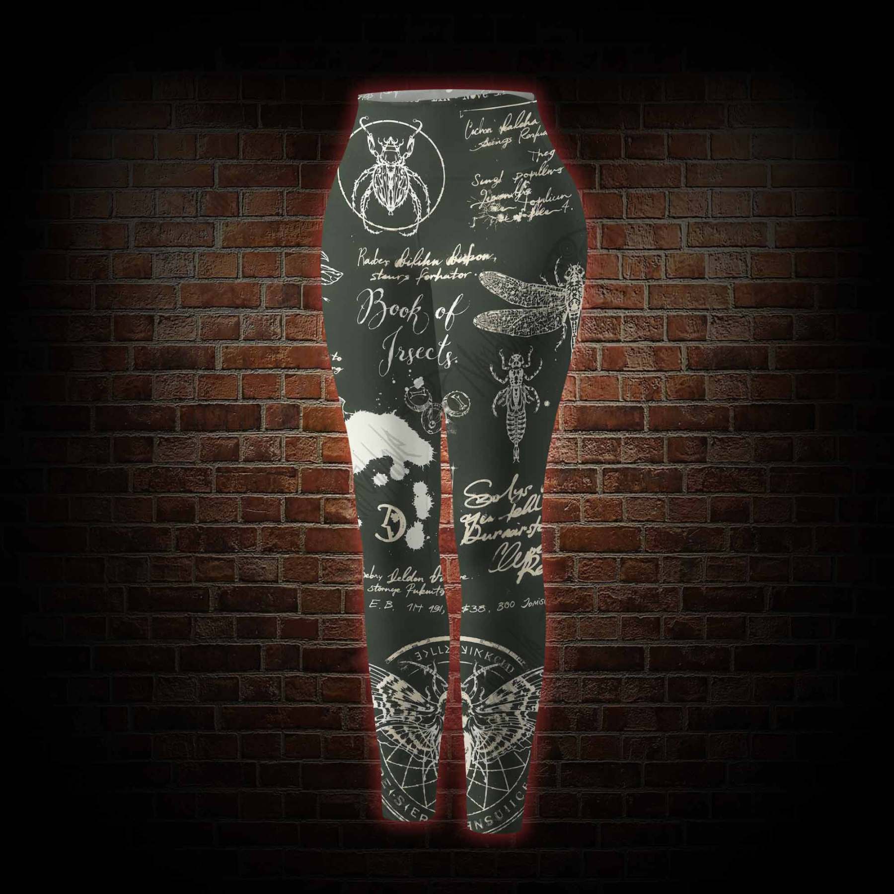 Retro Insects Women's Tight-Fitting Pants