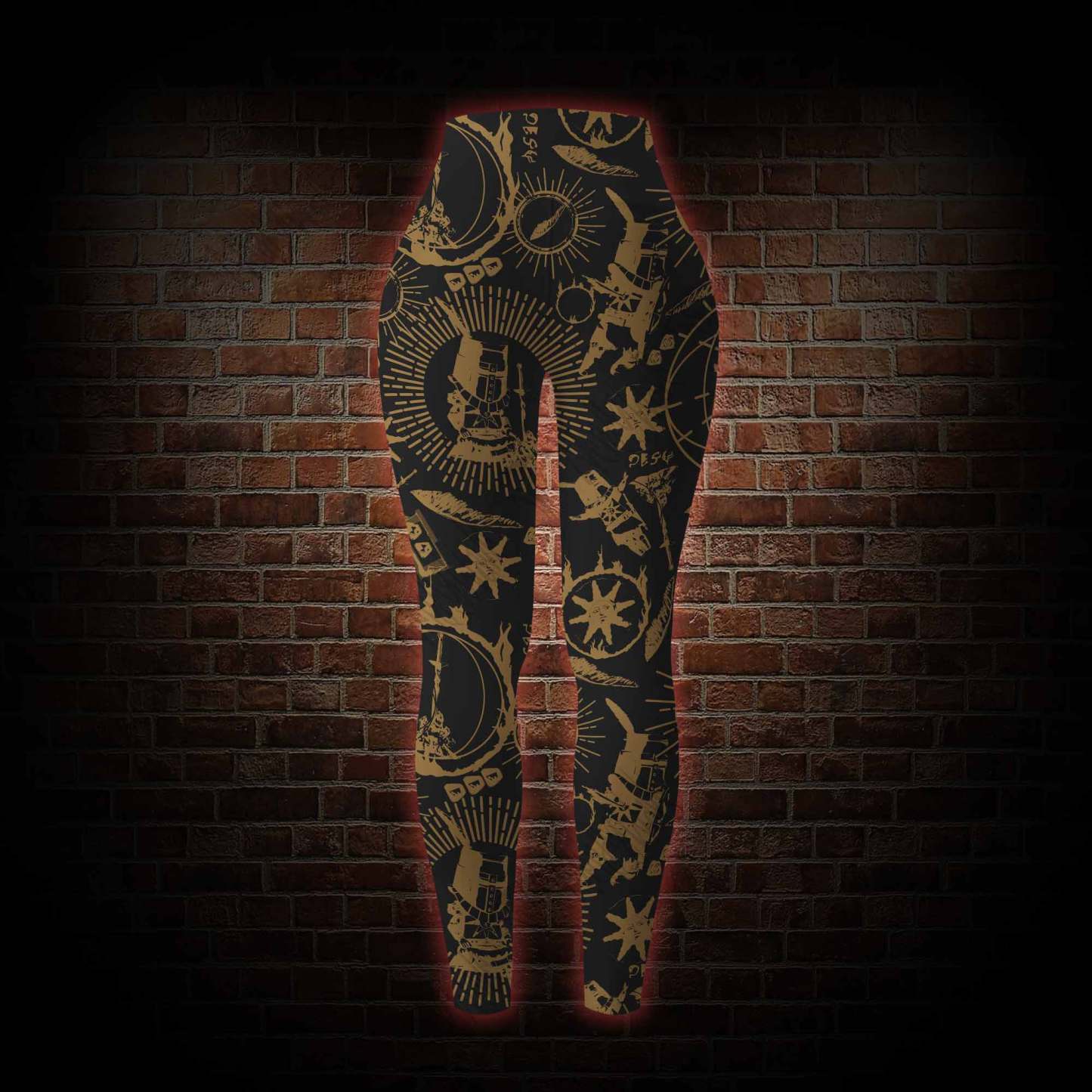 Retro Praise the Sun Women's Tight-Fitting Pants