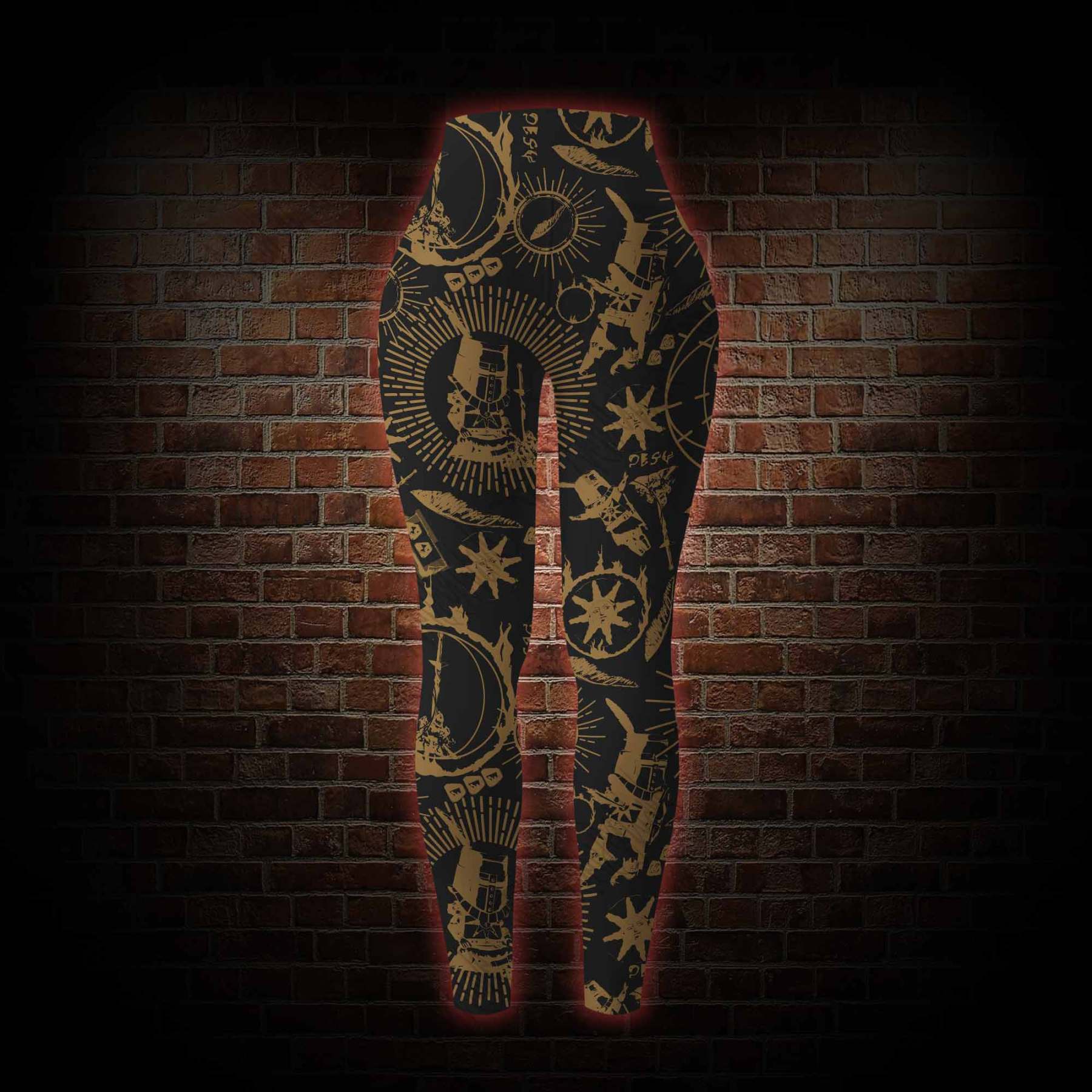 Retro Praise the Sun Women's Tight-Fitting Pants