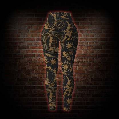 Retro Praise the Sun Women's Tight-Fitting Pants