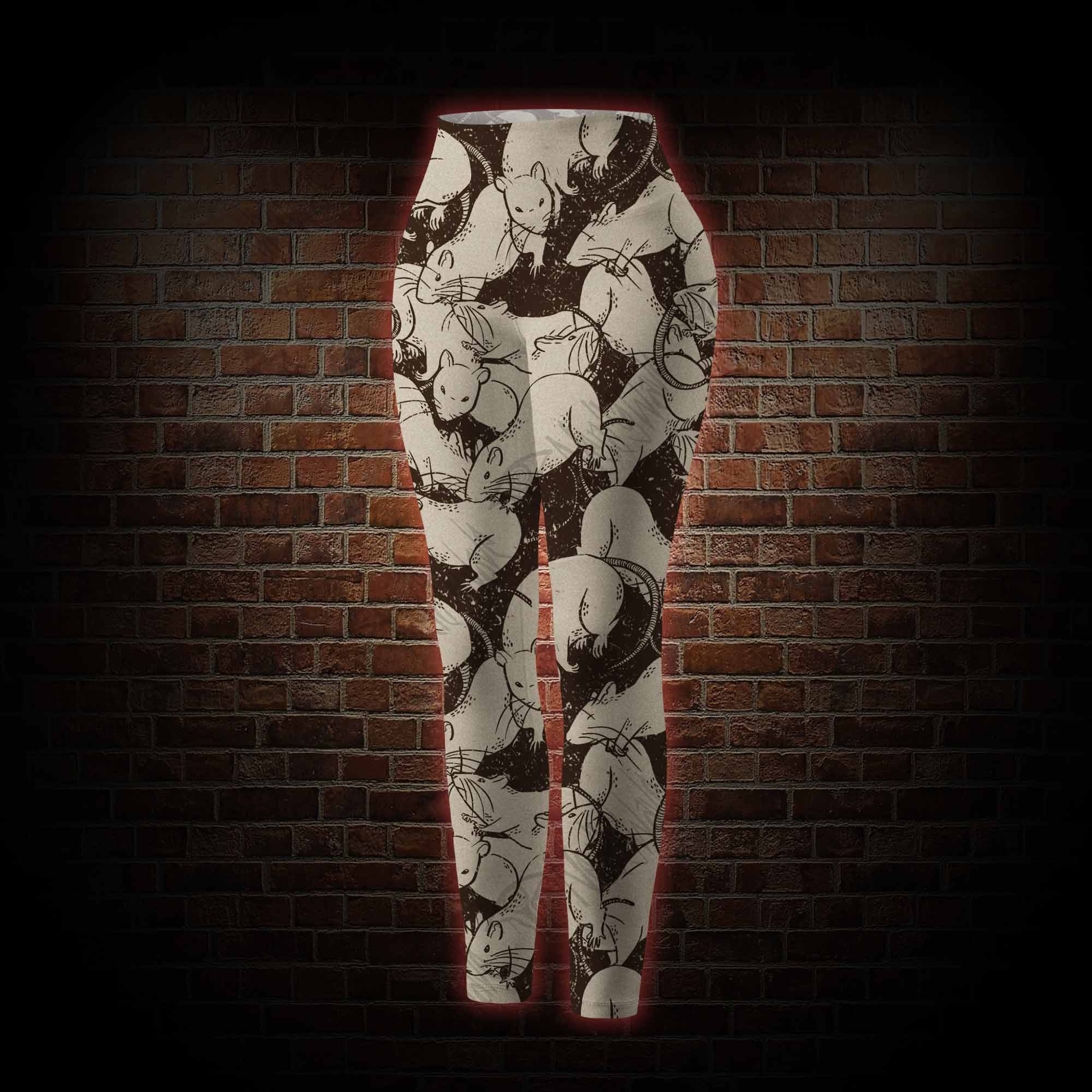 Black Death Women's Tight-Fitting Pants