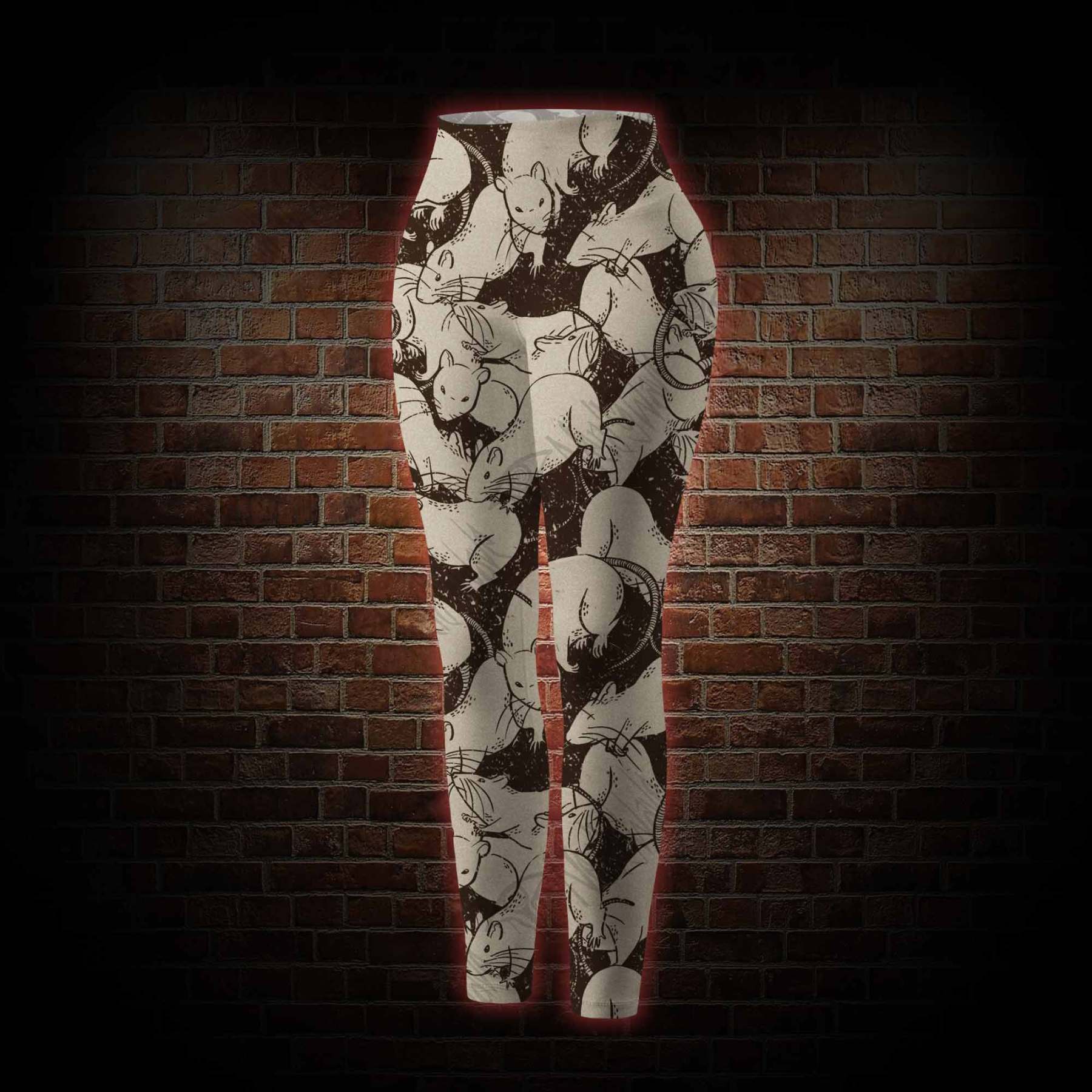 Black Death Women's Tight-Fitting Pants