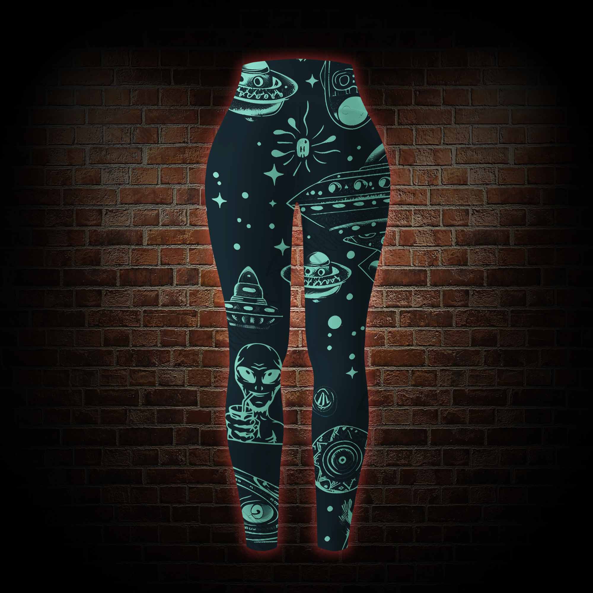 Outer Space Women's Tight-Fitting Pants