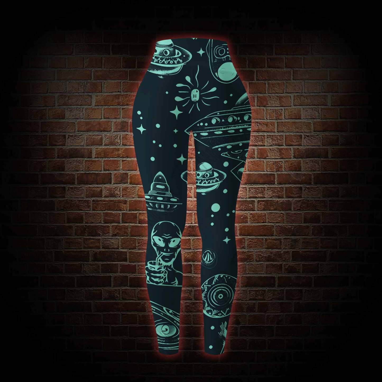 Outer Space Women's Tight-Fitting Pants