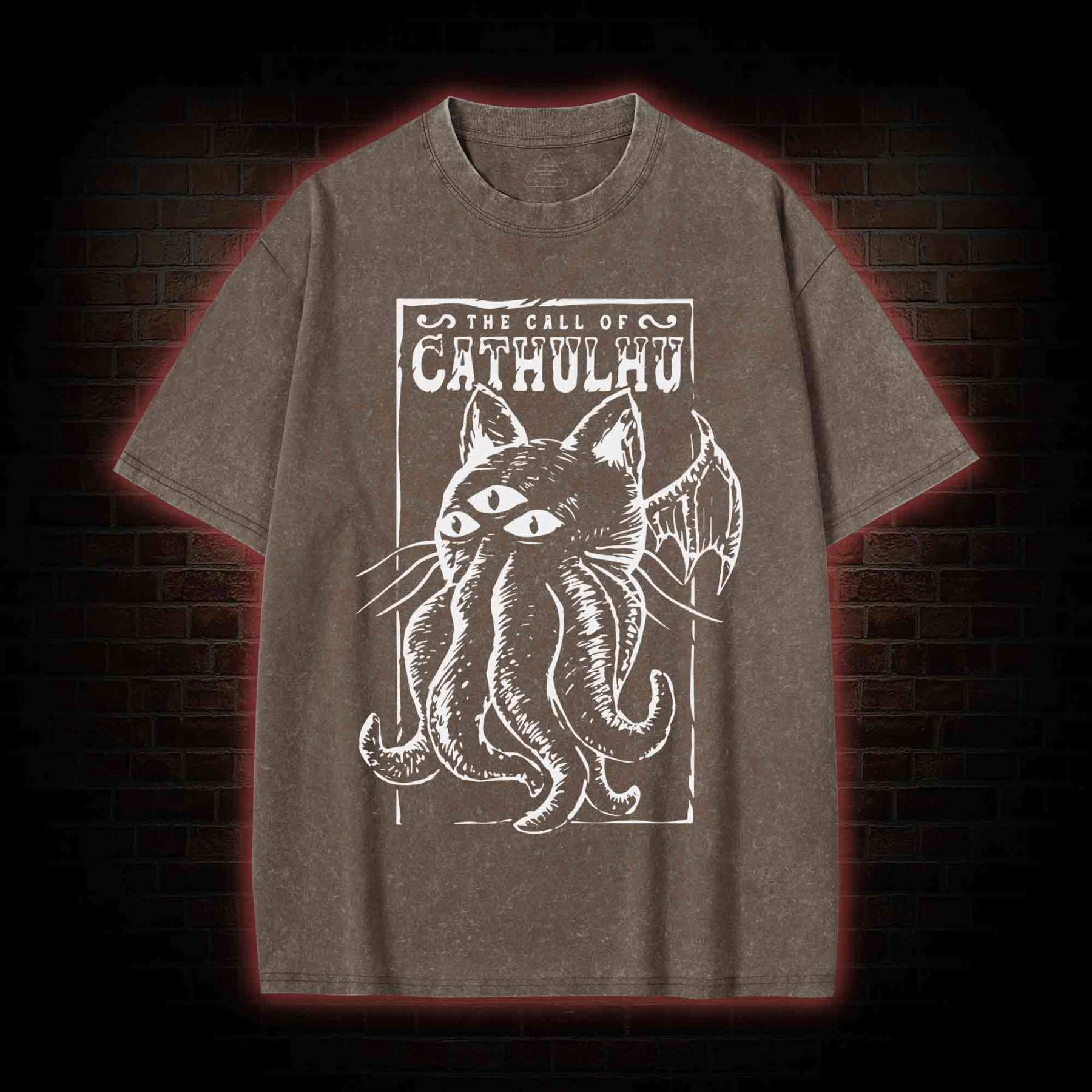 The Call Of Cathulhu Essential Washed T-Shirt