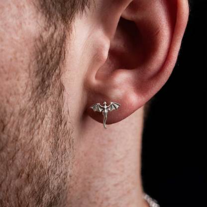 Mini Flying Dragon Earrings