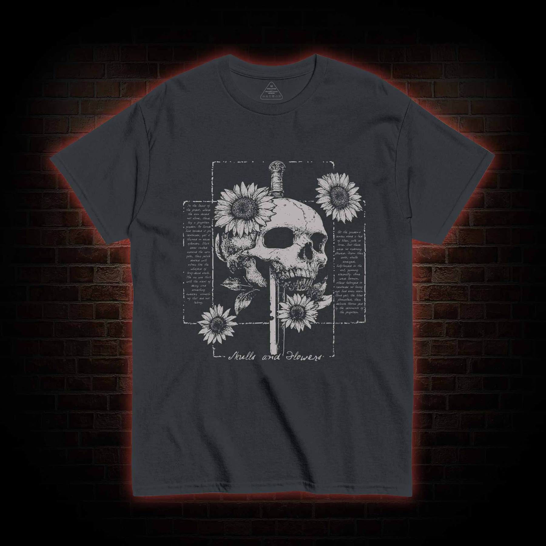Skull and Sunflower T-shirt