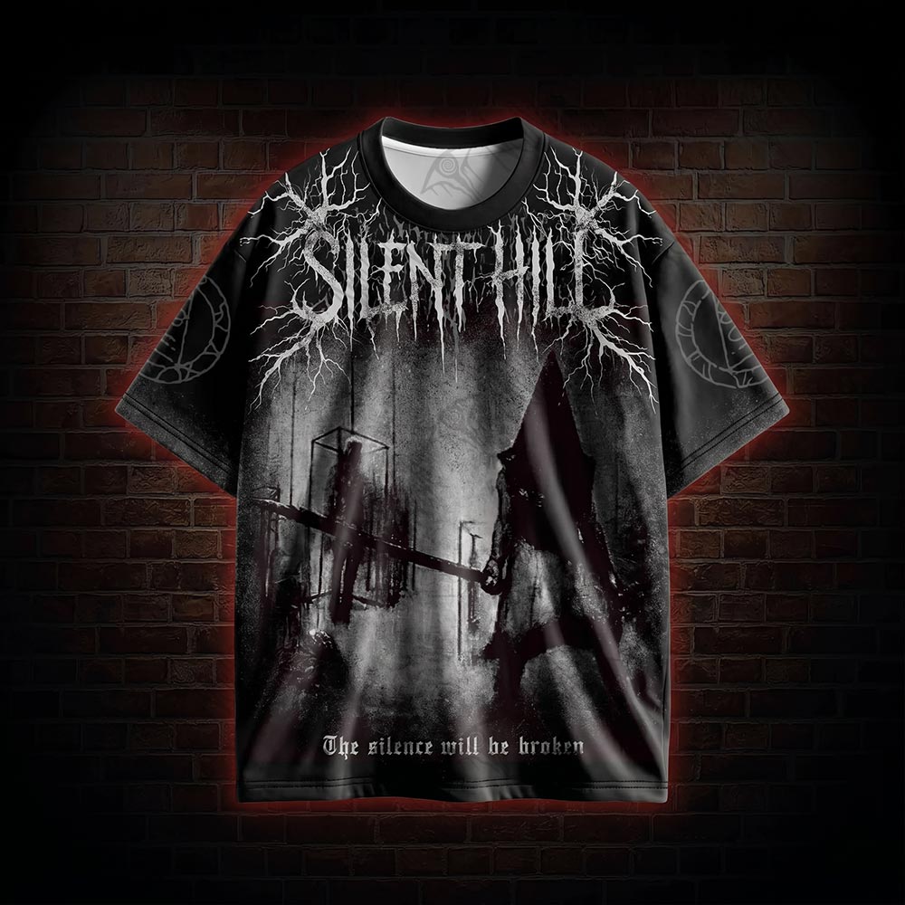 Retro Pyramid Head Graphic T-shirt