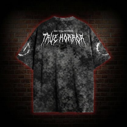 Retro True Horror Graphic T-shirt