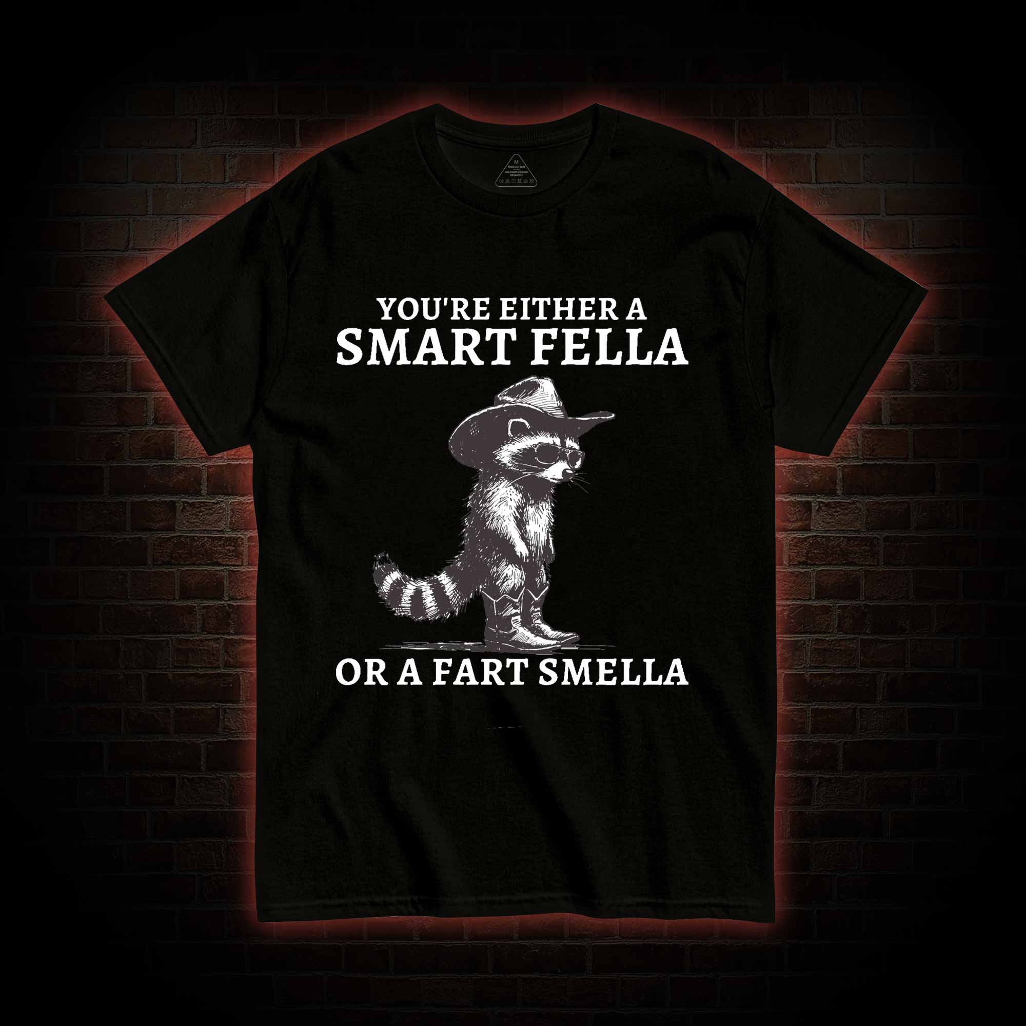 You're Either a Smart Fella or a  Fart Smella T-shirt