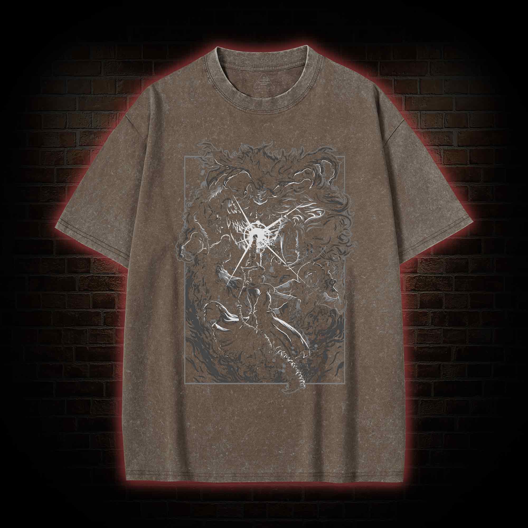 Hunter And Beast Washed T-Shirt