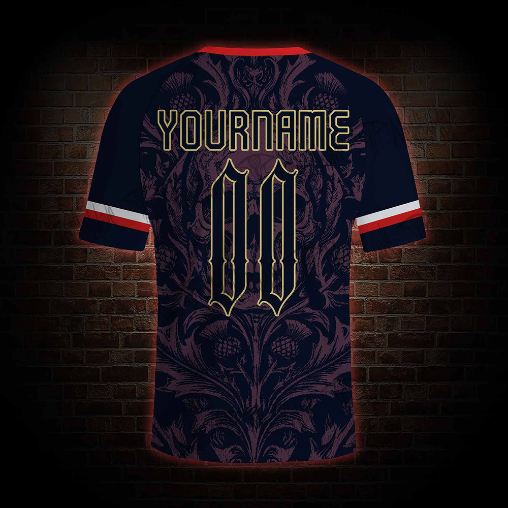 Personalized England Thistle Football Jersey