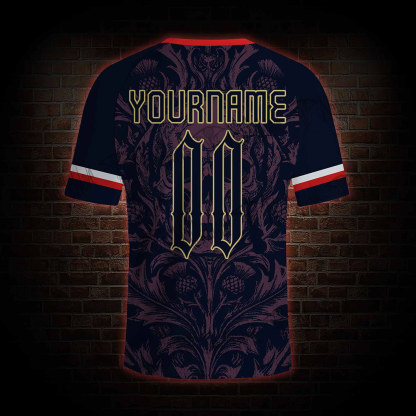 Personalized England Thistle Football Jersey