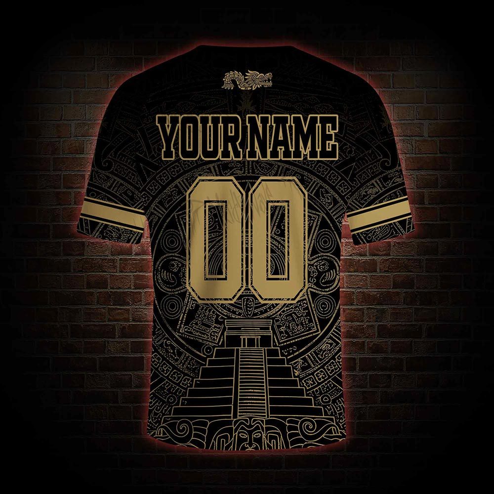 Personalized Mexico Aztec Totem Football Jersey