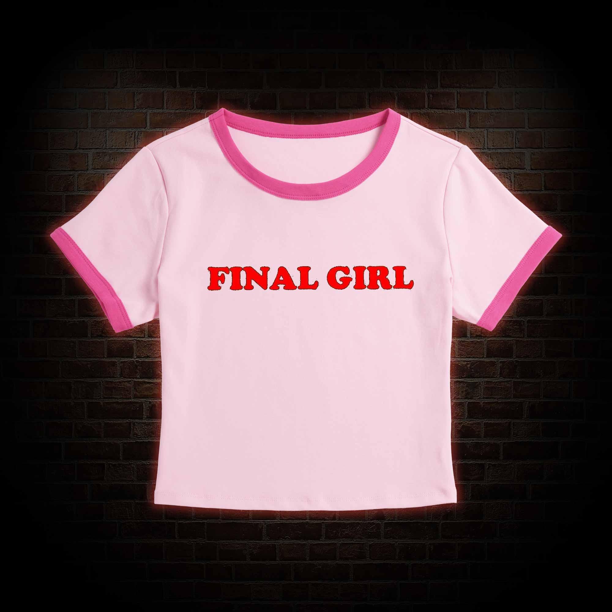 Horror Final Girl Baby Tee