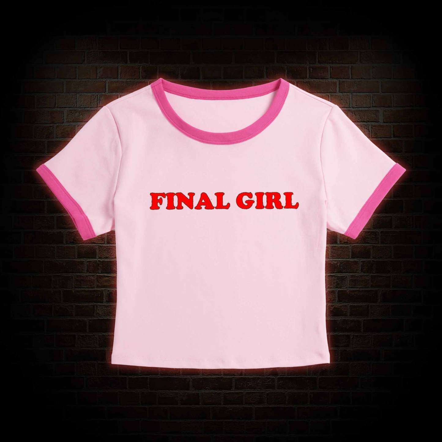 Horror Final Girl Baby Tee