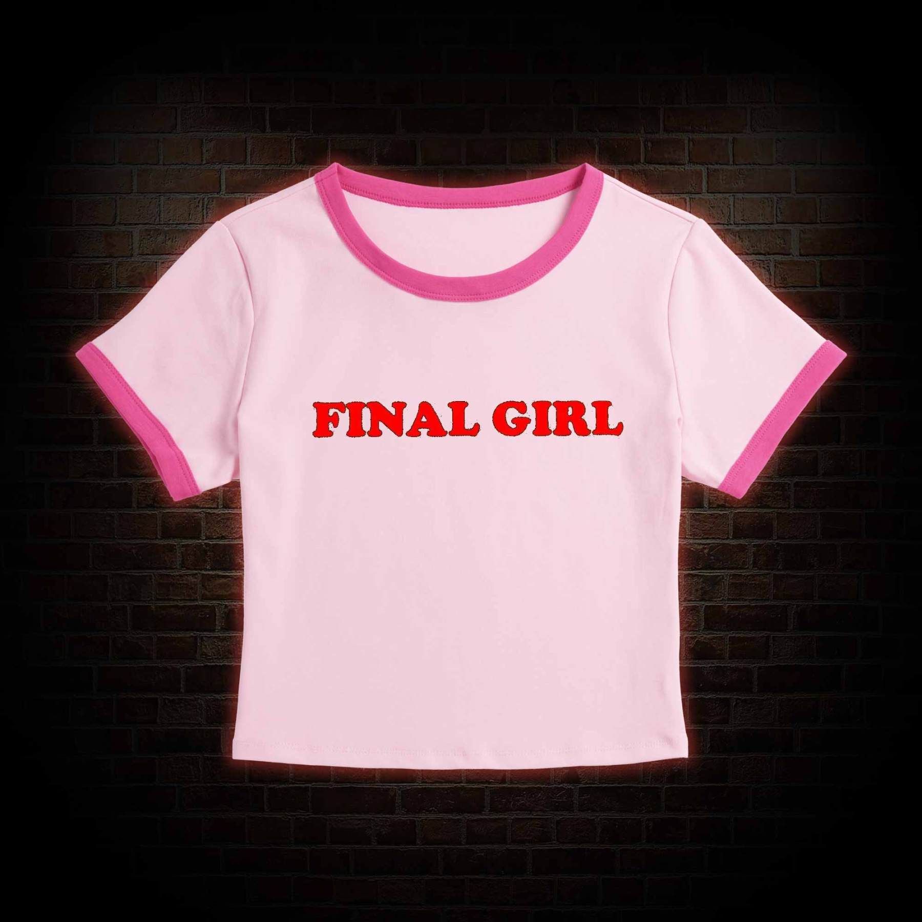 Horror Final Girl Baby Tee