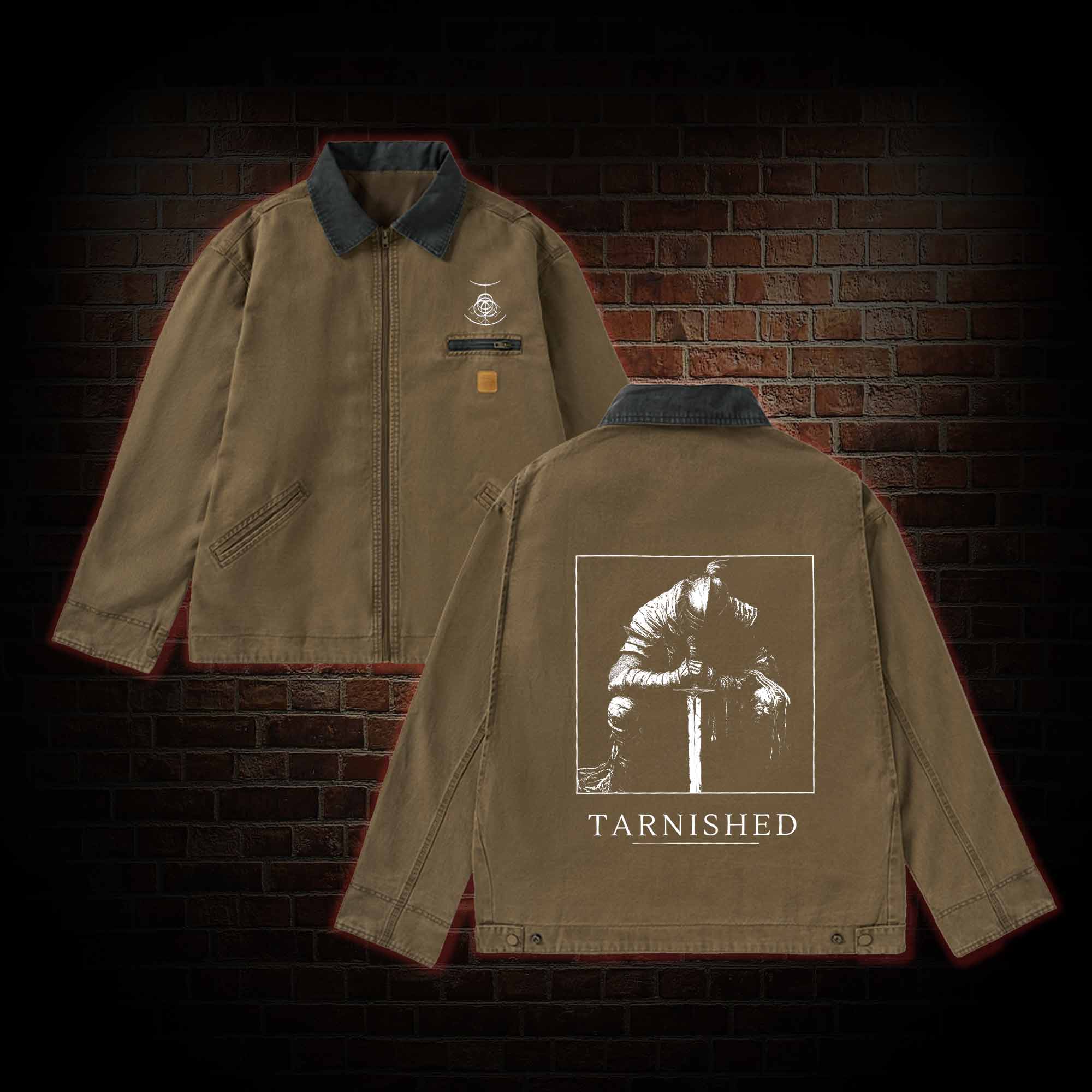 Dark Knight with Sword Classic Jacket
