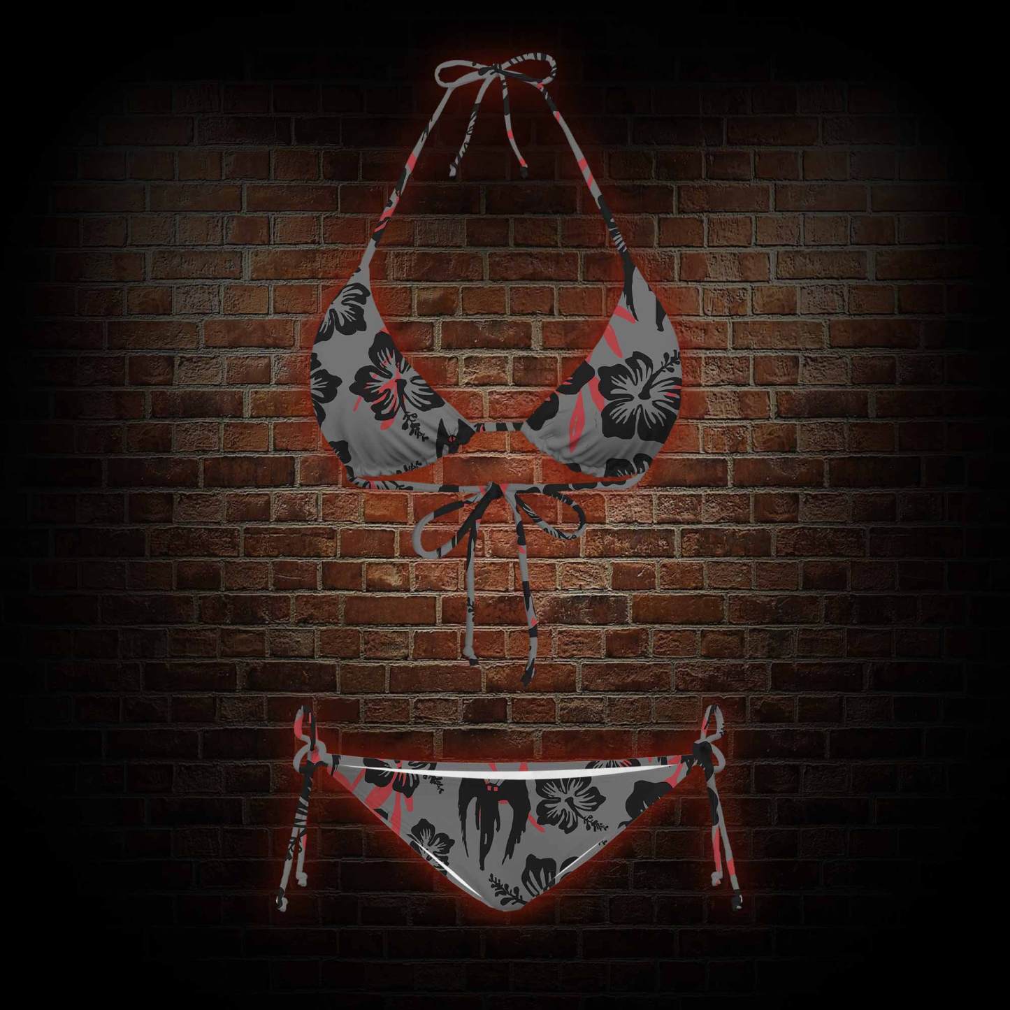 Mothman Women's Adjustable Tie-Strap Bikini