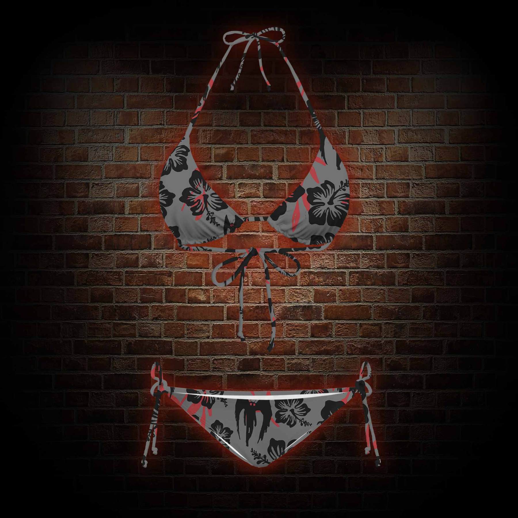 Mothman Women's Adjustable Tie-Strap Bikini