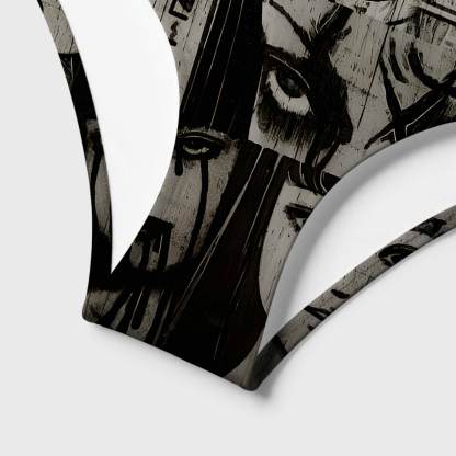 Eyes of Horrors Women's Adjustable Tie-Strap Bikini