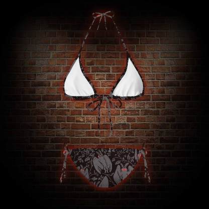 Mothman in the Jungle Women's Adjustable Tie-Strap Bikini