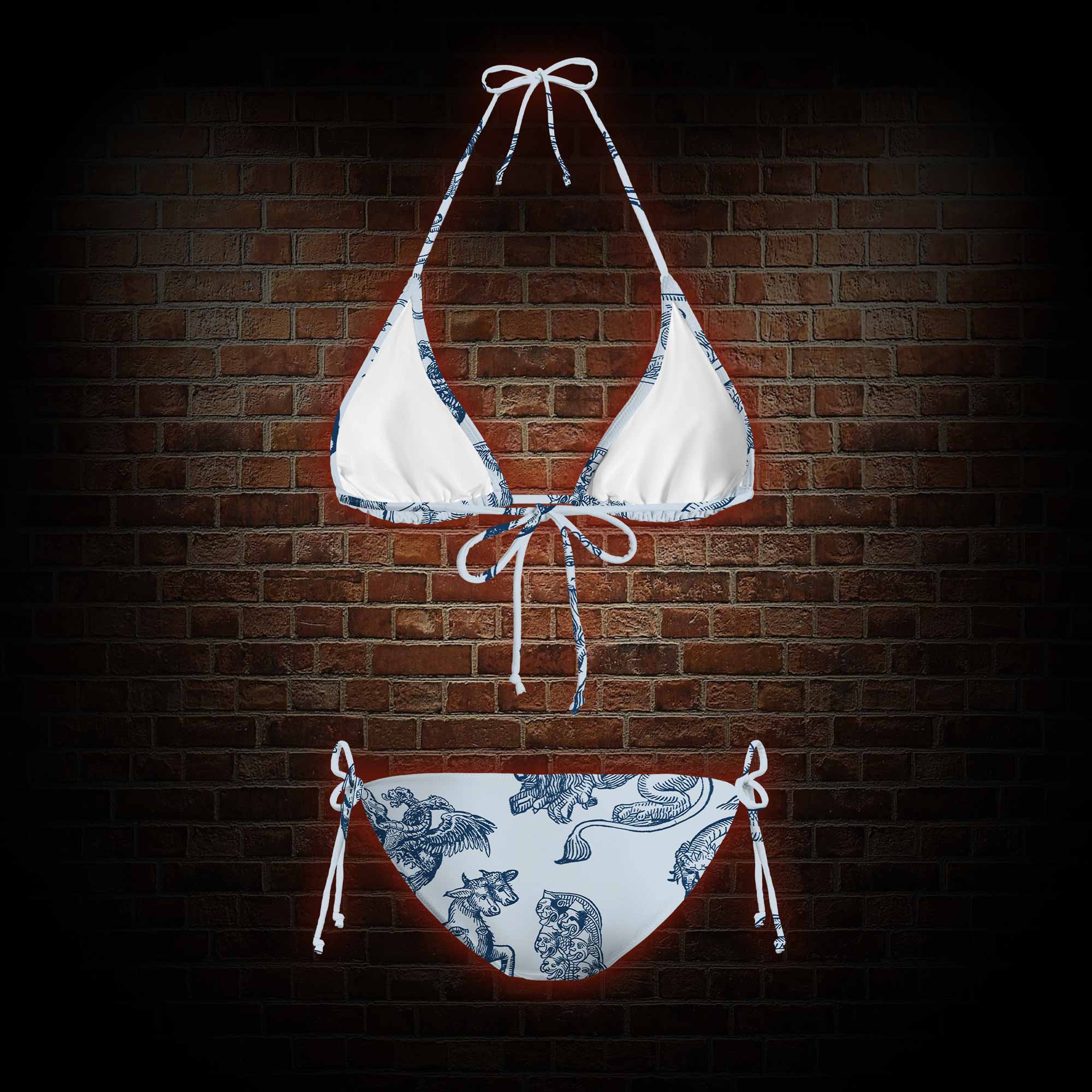 Medieval Monster Women's Adjustable Tie-Strap Bikini