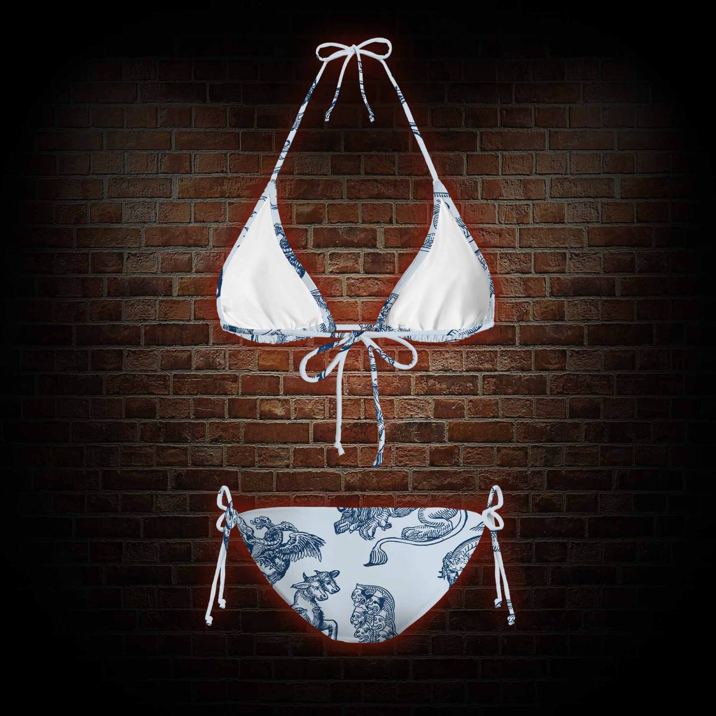 Medieval Monster Women's Adjustable Tie-Strap Bikini