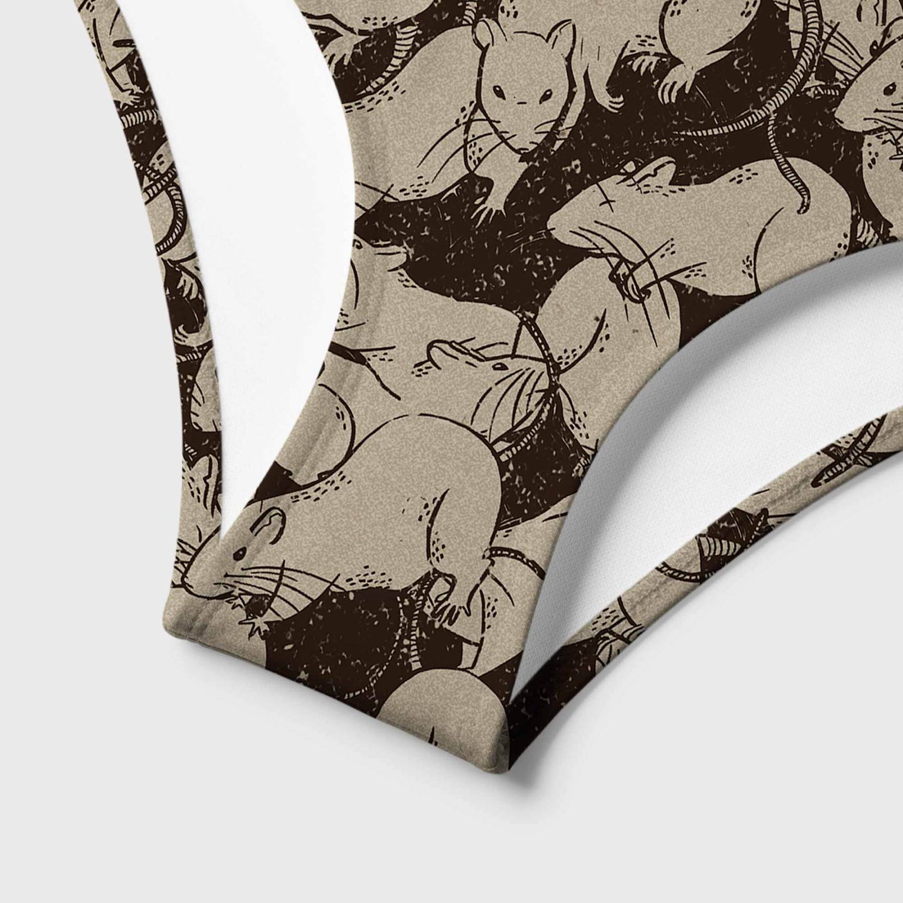 Black Death Women's Adjustable Tie-Strap Bikini