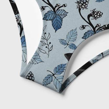 Flying Bats Women's Adjustable Tie-Strap Bikini