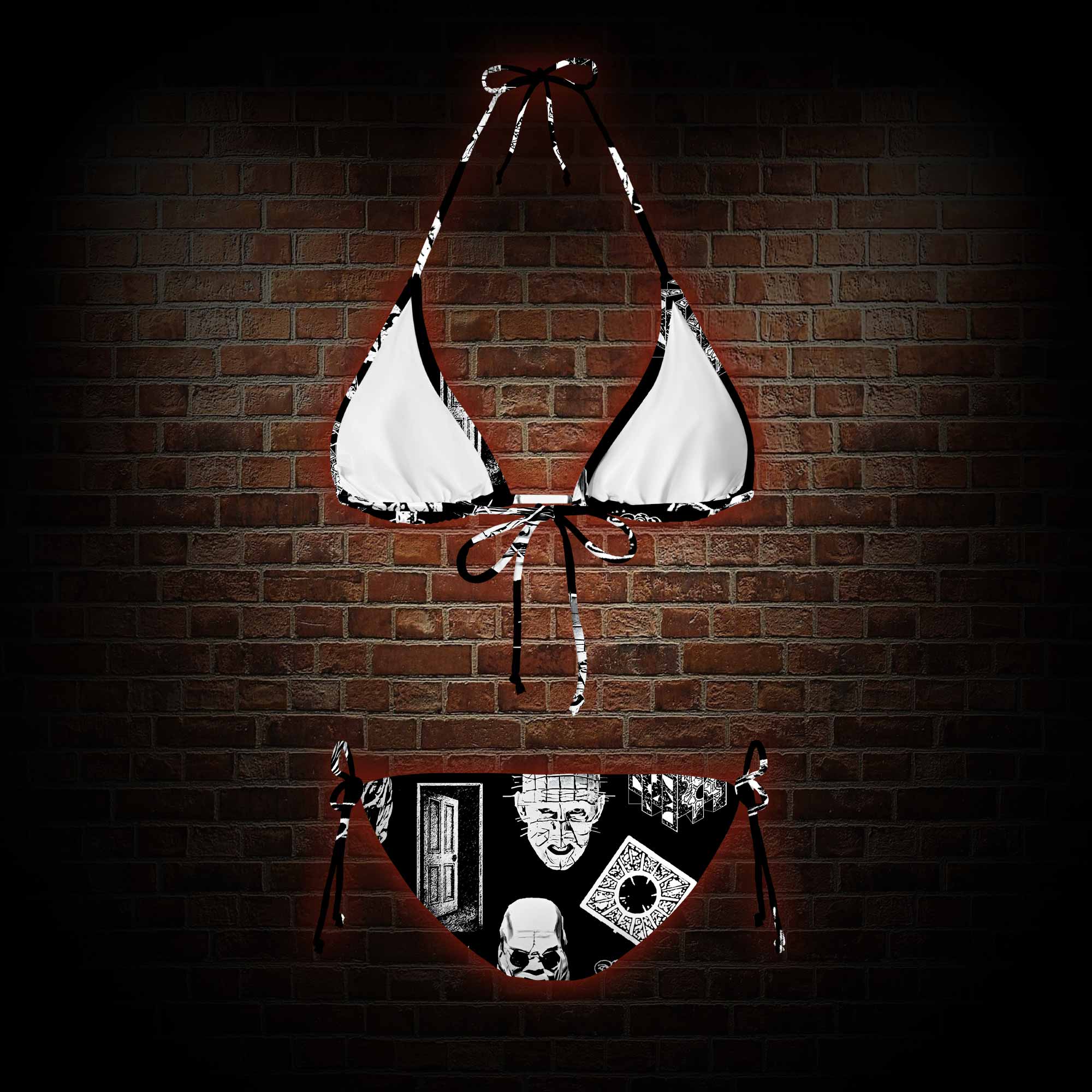 It's A Waste of Good Suffering Women's Adjustable Tie-Strap Bikini