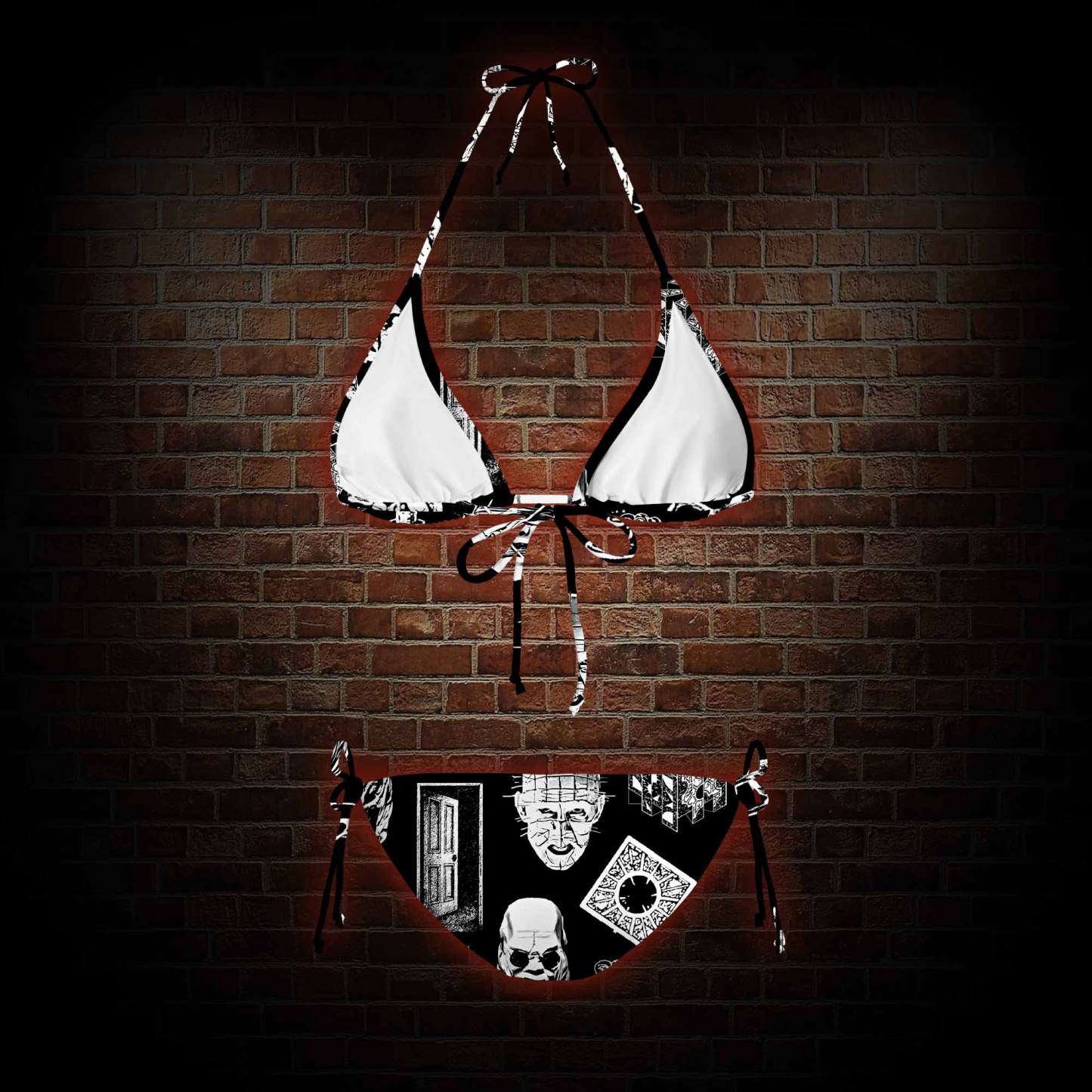 It's A Waste of Good Suffering Women's Adjustable Tie-Strap Bikini