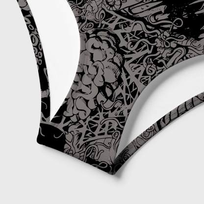Cthulhu Mythos Women's Adjustable Tie-Strap Bikini