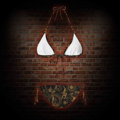 Retro Praise the Sun Women's Adjustable Tie-Strap Bikini