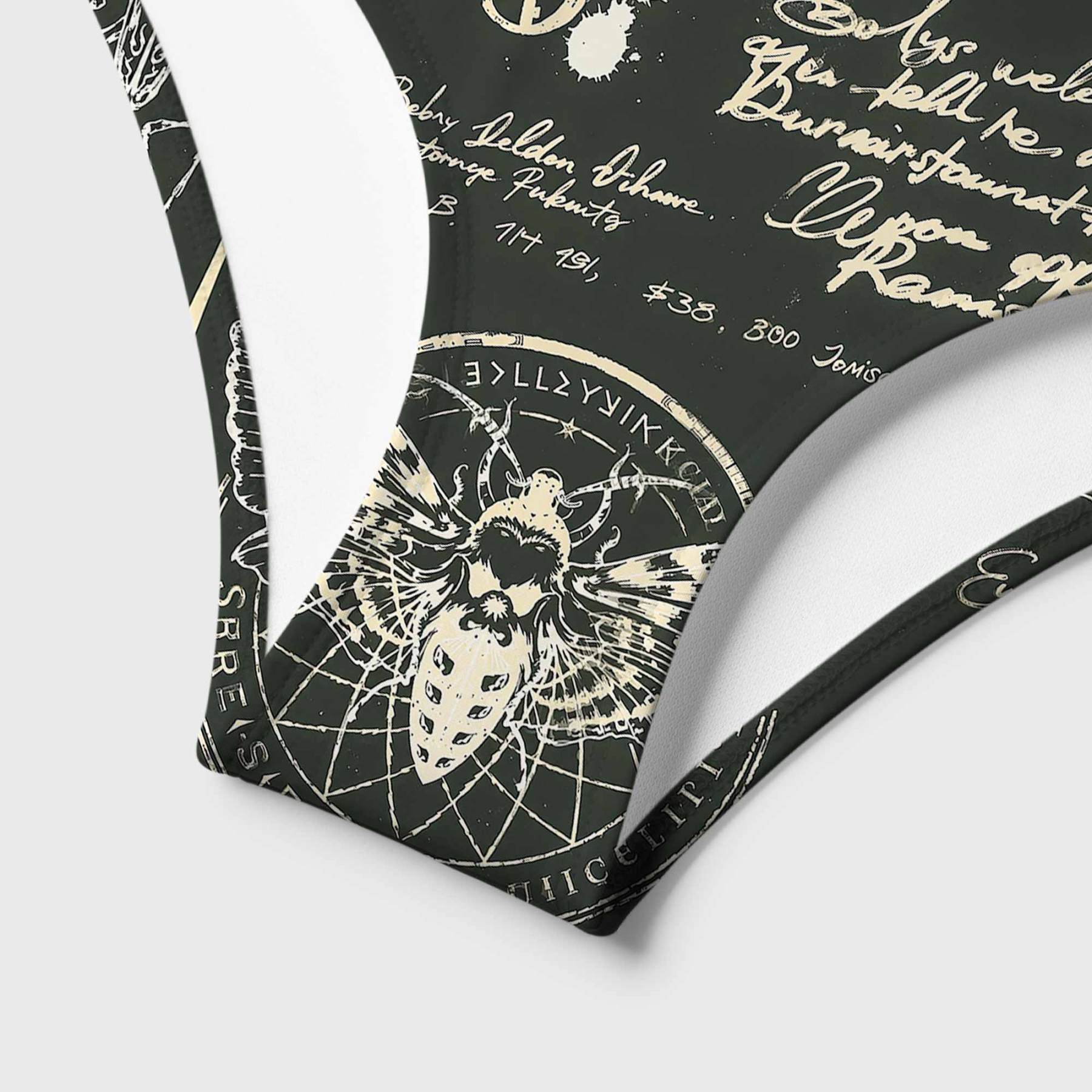 Retro Insects Women's Adjustable Tie-Strap Bikini