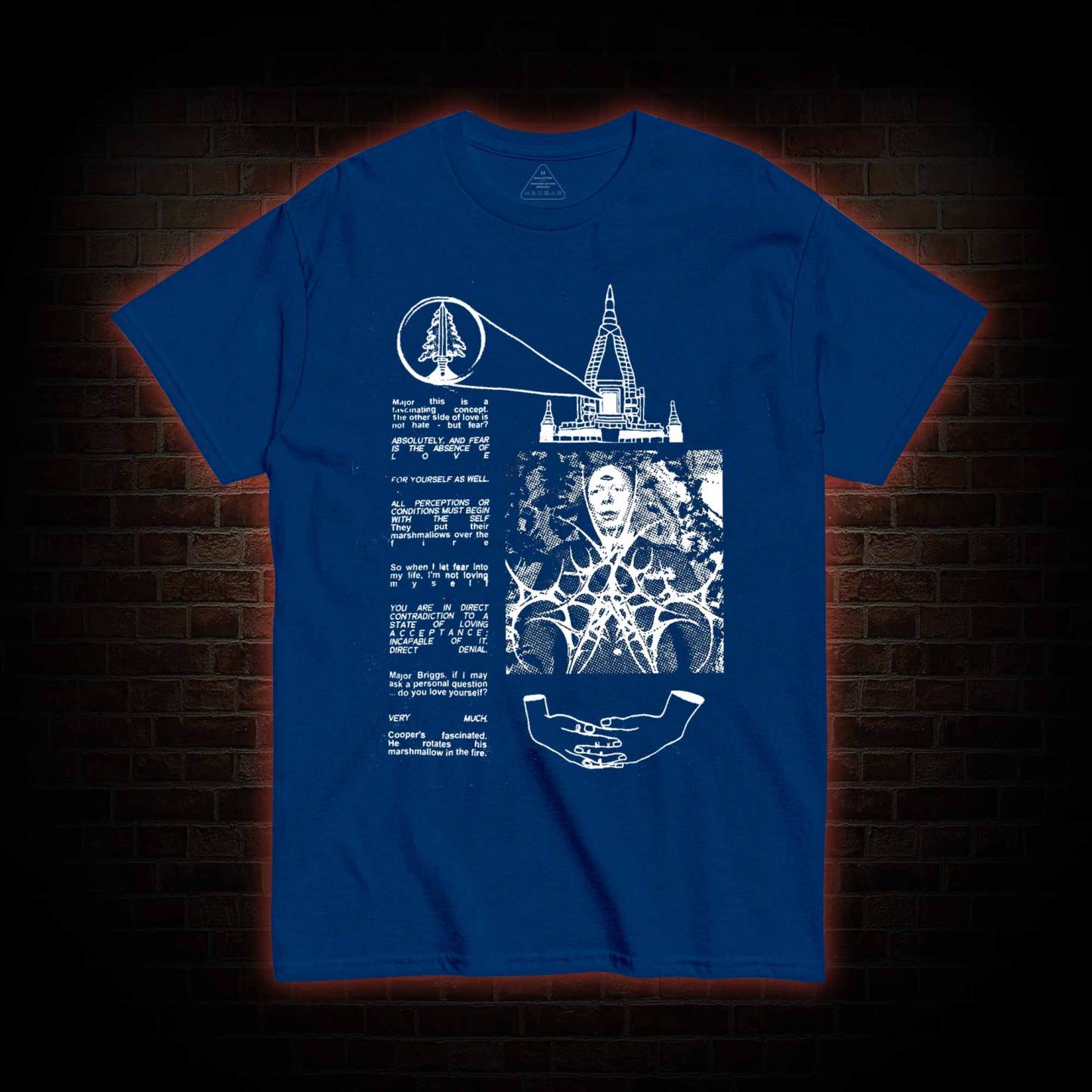 He Rotates His Marshmallow in the Fire T-shirt