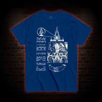He Rotates His Marshmallow in the Fire T-shirt