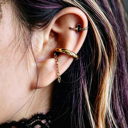 Hinged Segment Hoop Earrings