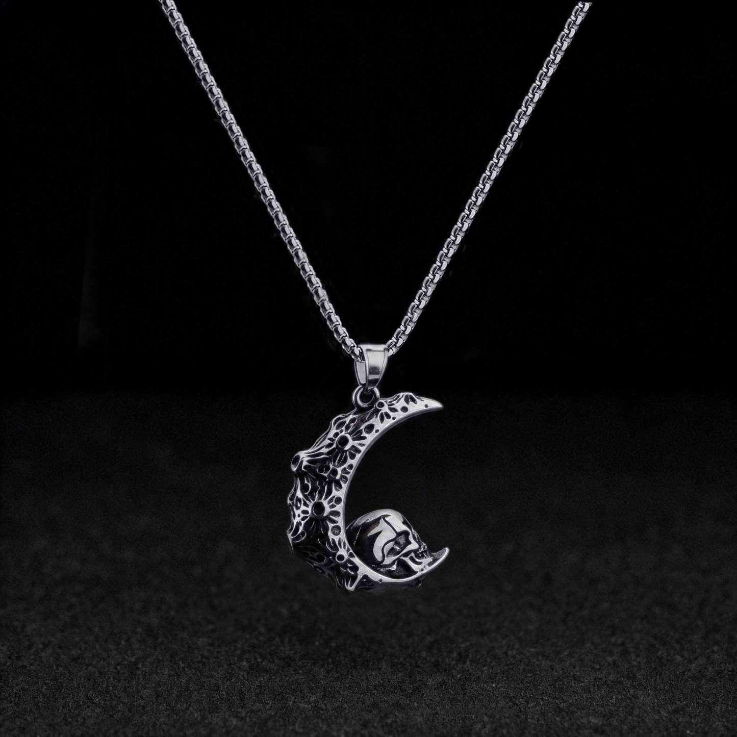 Death Moon Necklace