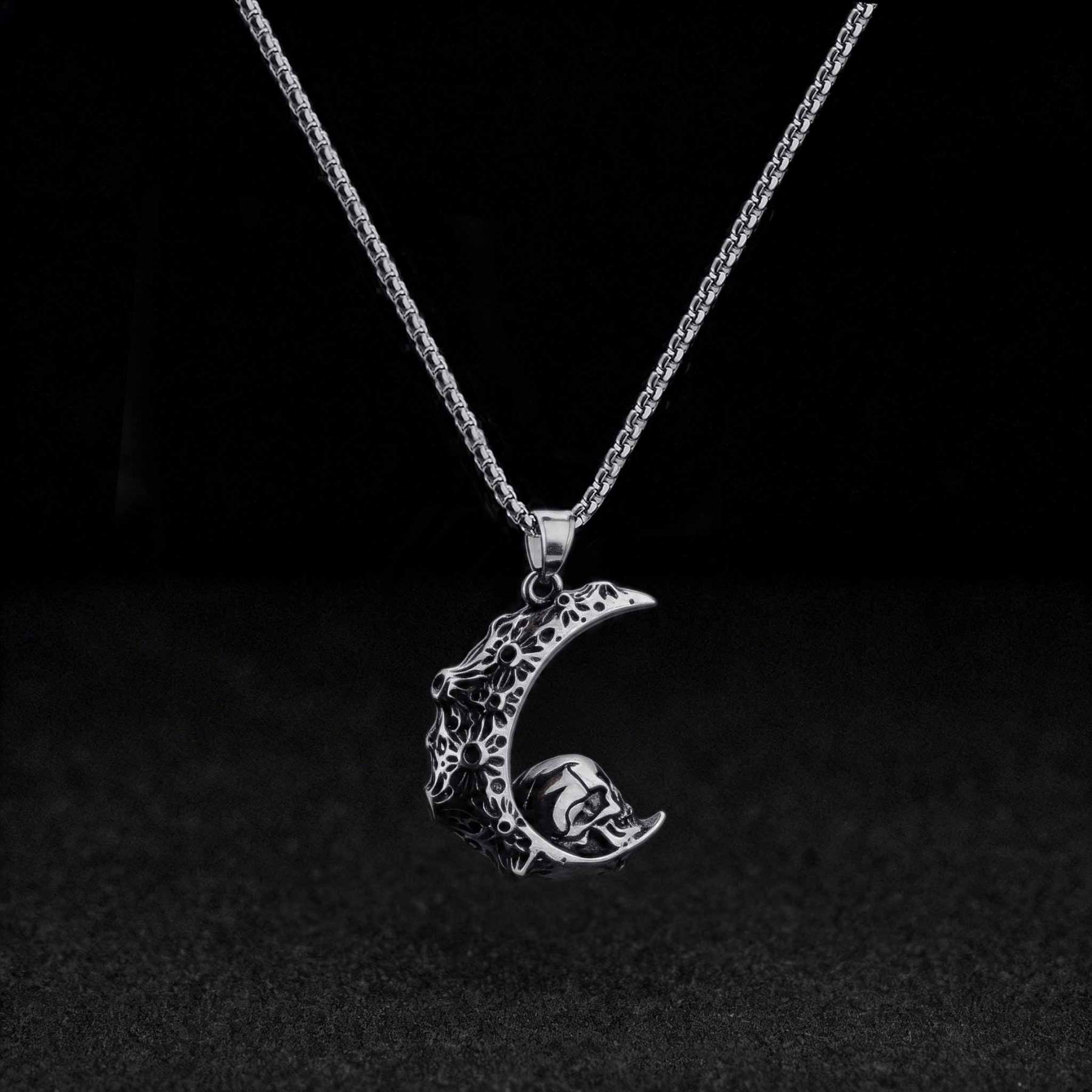Death Moon Necklace