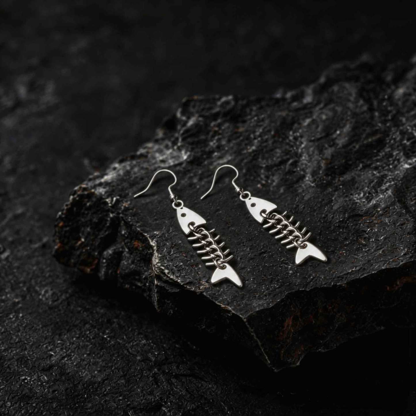 Fish Bone Earrings