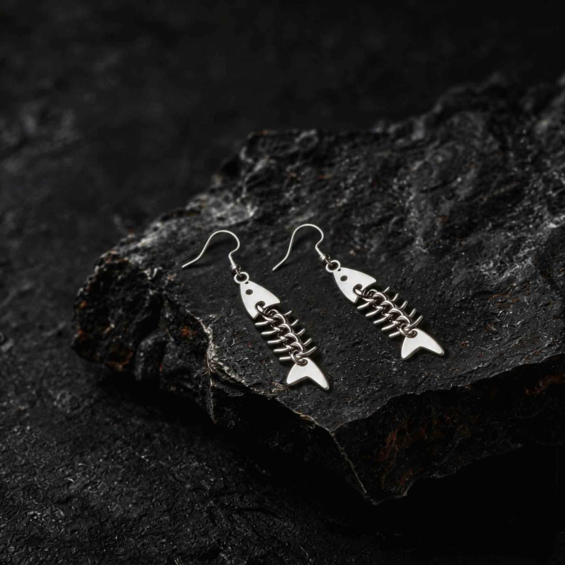 Fish Bone Earrings