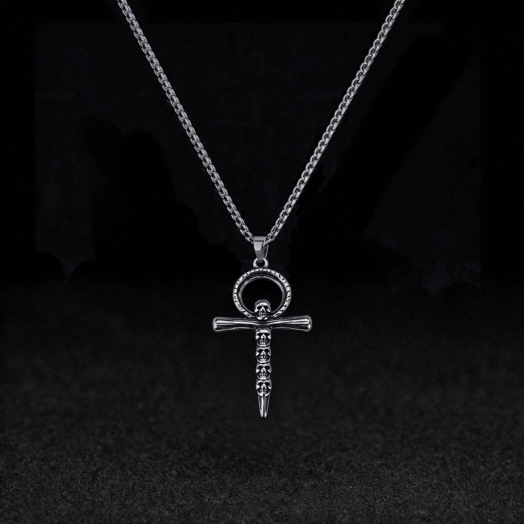 Skull Cross Necklace