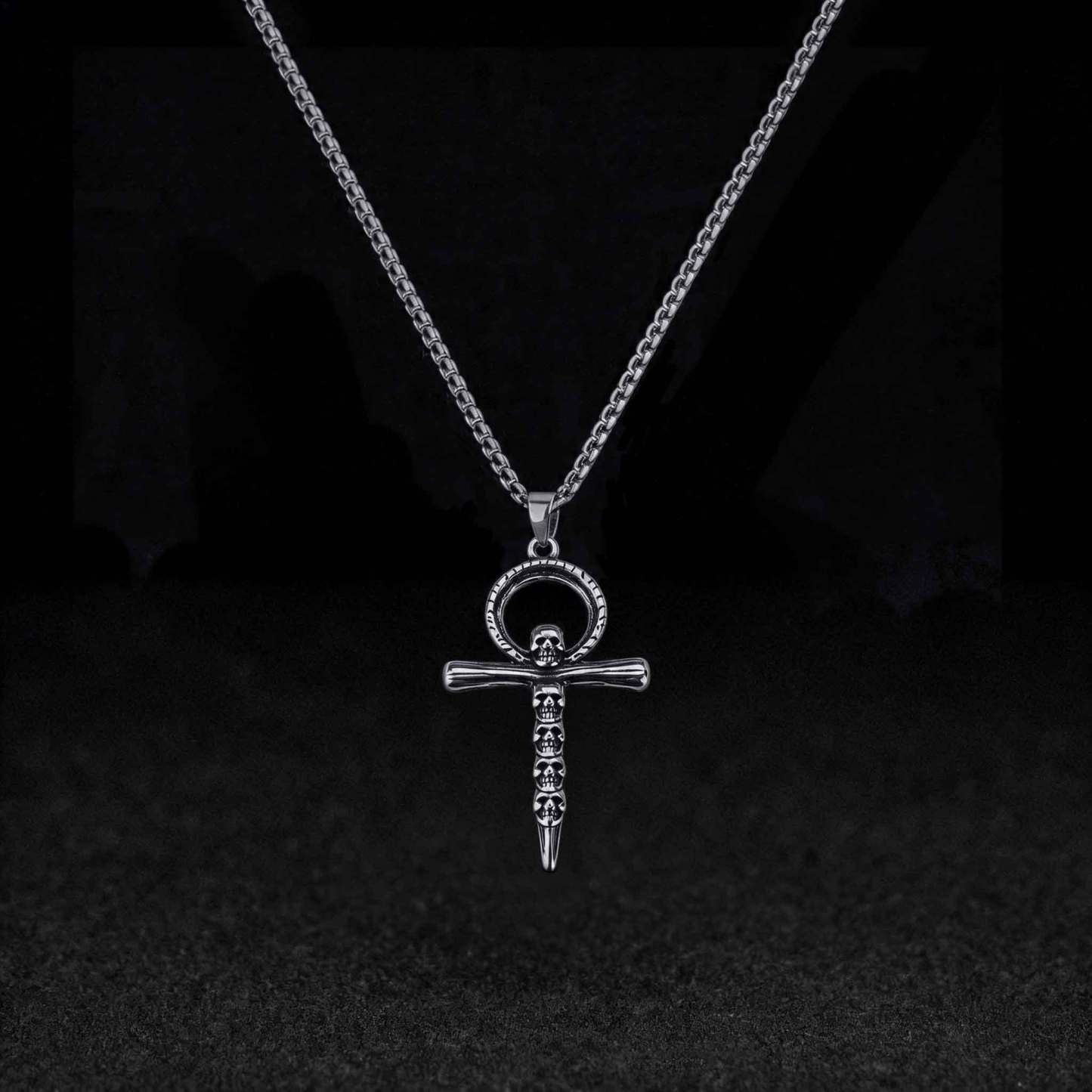 Skull Cross Necklace