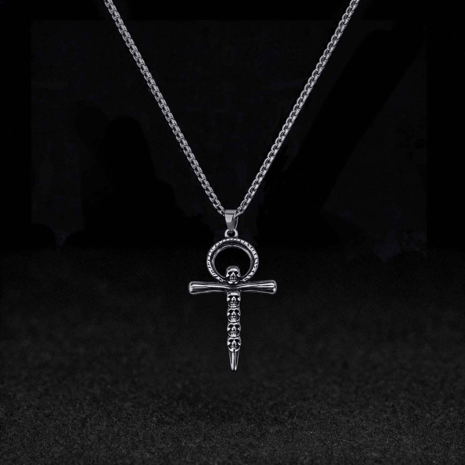 Skull Cross Necklace