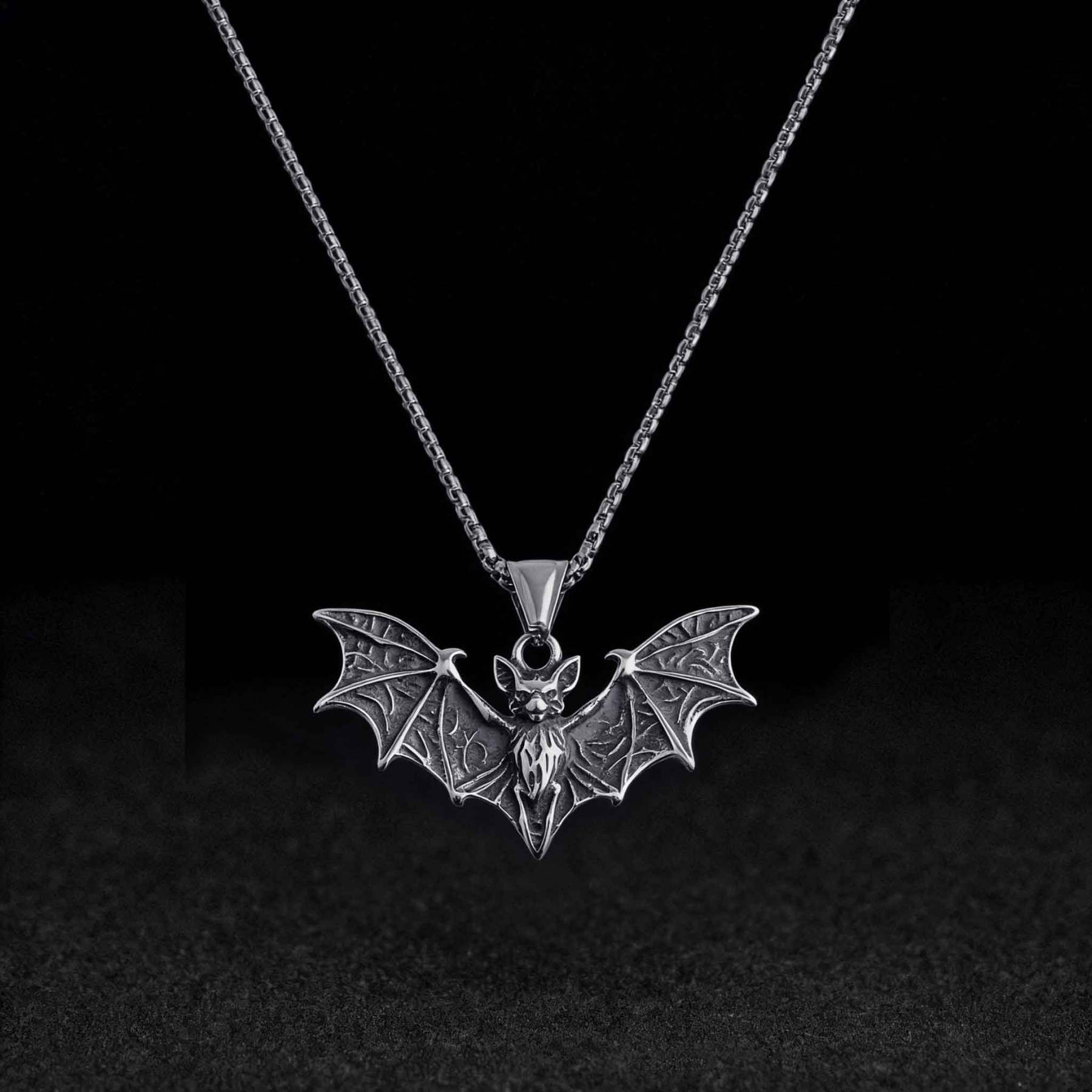 Gothic Bat Necklace
