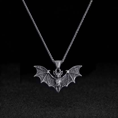 Gothic Bat Necklace